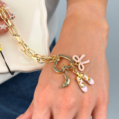 Charm - Pink Bow