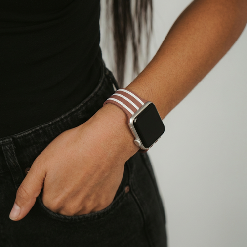 Chestnut Stripes Apple Watch Strap
