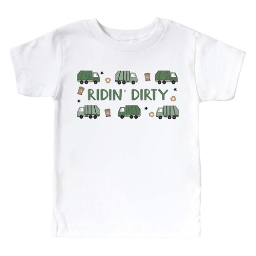 Ridin' Dirty Kids Graphic Tee | White