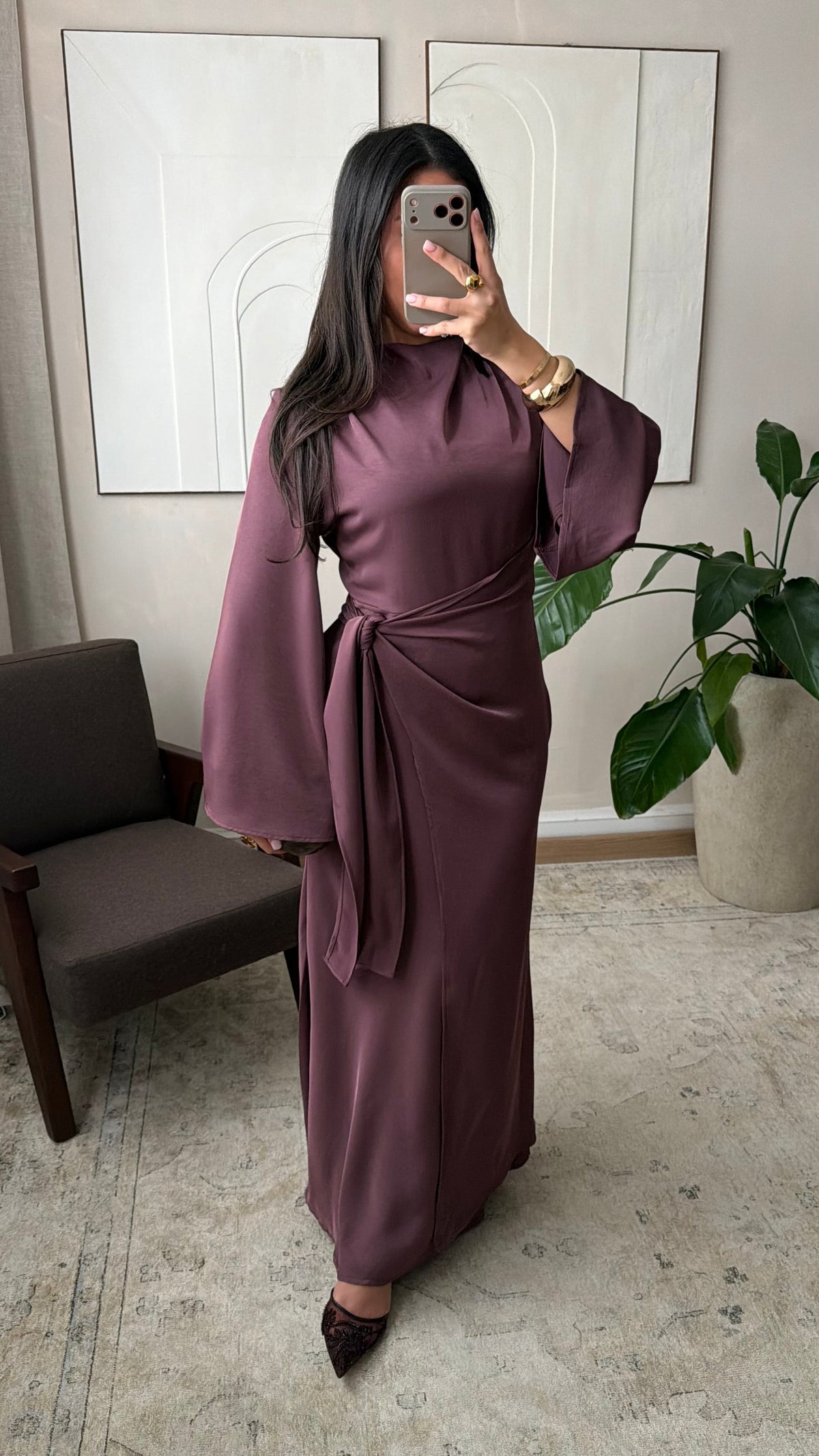 Robe I Aubergine 1