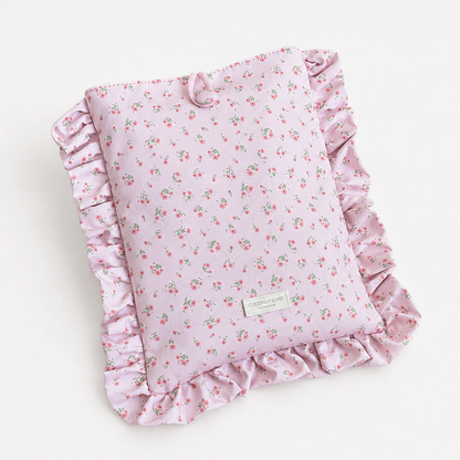 Book Sleeve - Ditsy Floral Pink Ruffles