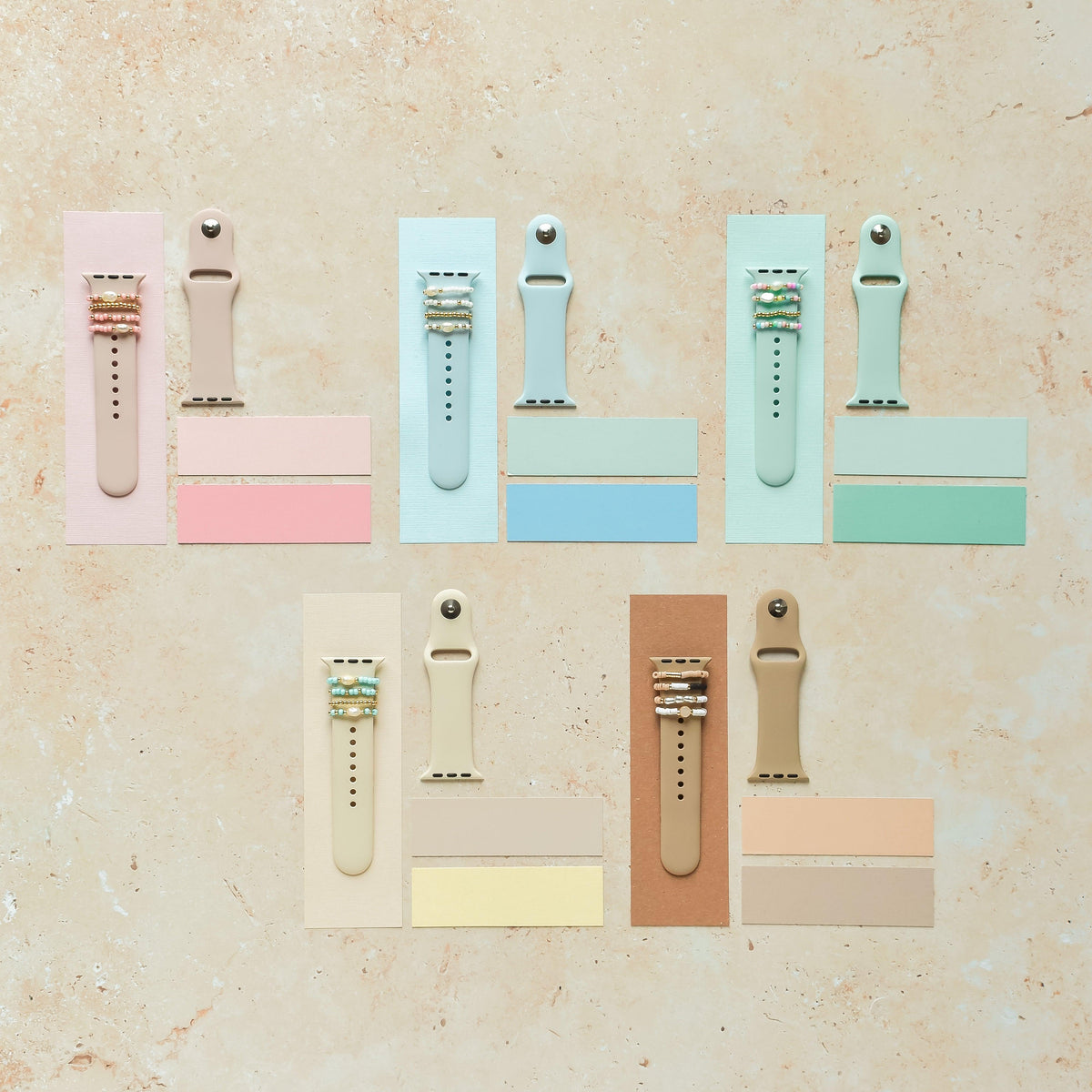 Watch Strap Charm Pack - Totally Turquoise