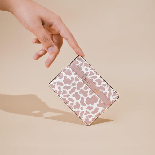 Nude Cow Card Holder