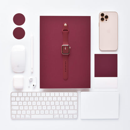 NAKD Apple Watch Strap - Burgundy