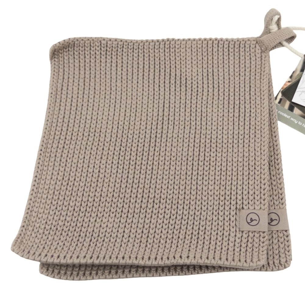 Ecovask Pot Holders Two Pack Organic Cotton