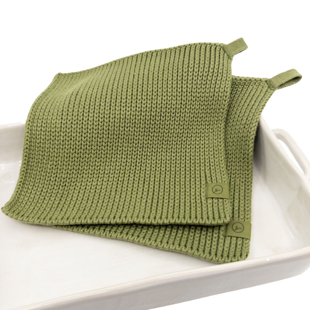 Ecovask Pot Holders Two Pack Organic Cotton