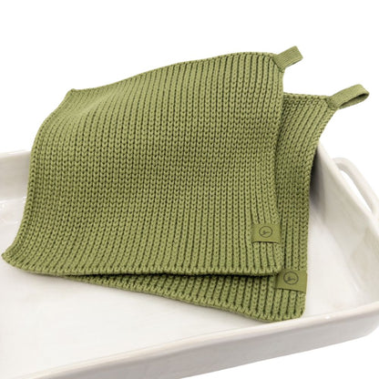 Ecovask Pot Holders Two Pack Organic Cotton