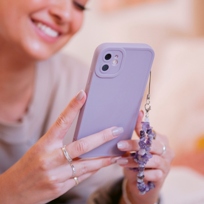 Crystal Phone Strap - Lilac