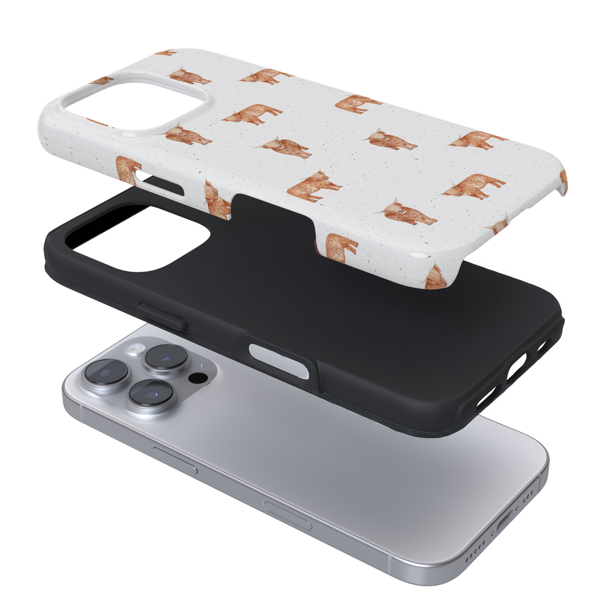 Tough Phone Case - Highland Cow