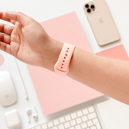NAKD Apple Watch Strap - Coral Pink
