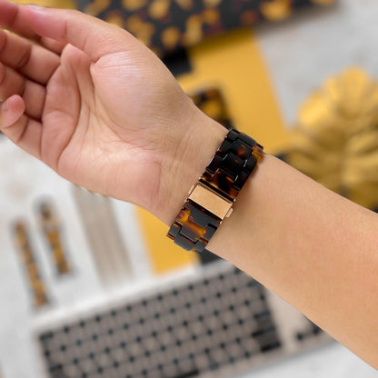 Luxe Tortoiseshell Apple Watch Strap