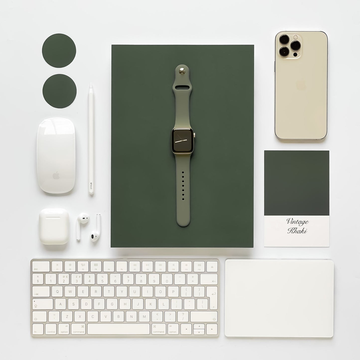 NAKD Apple Watch Strap - Vintage Khaki