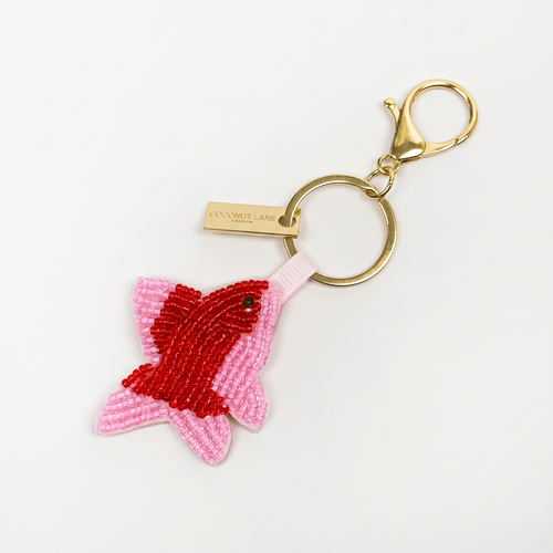 Keyring - Beaded Tropical Fish