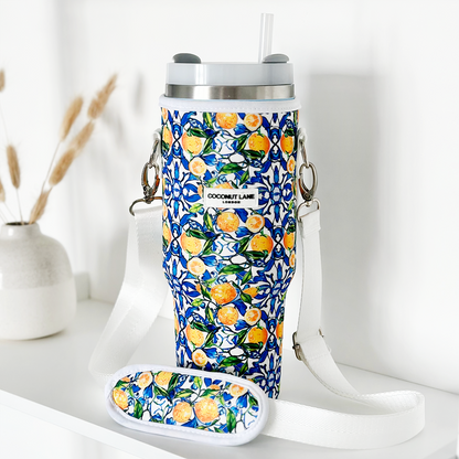 Tumbler Carry Case - Amalfi Lemon