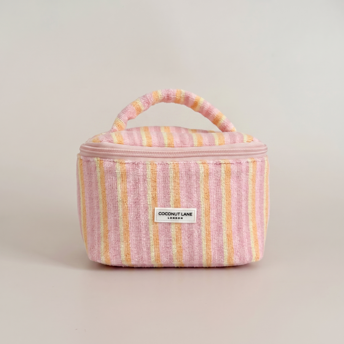 MINI Towel Travel Vanity Case - Pastel Stripes