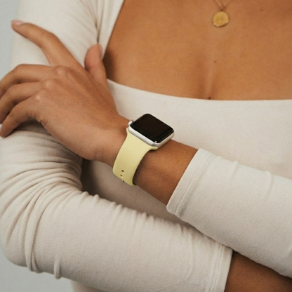 NAKD Apple Watch Strap - Butter Yellow