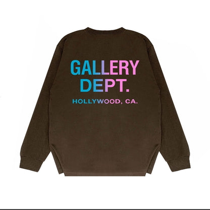 Gallery Dept Long Sleeved Shirt Fashion Brand Long Sleeve Long-Sleeved T-shirt Blouse