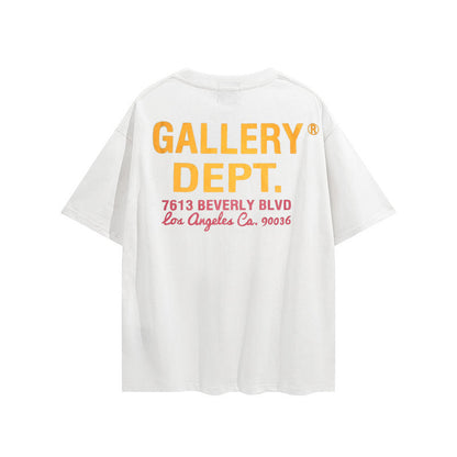 Gallery Dept T Shirts Trendy Gallery Dept Design Printed Male and Female Couples Wear Short Sleeve T-shirt