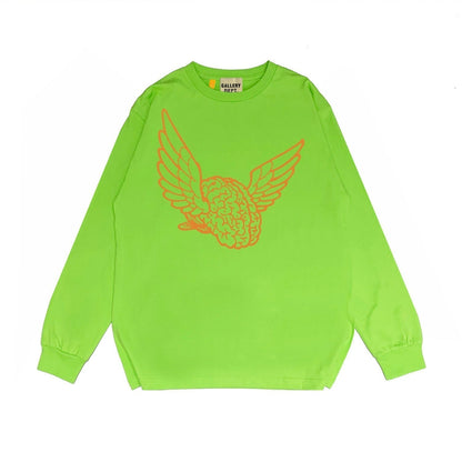 Gallery Dept Long Sleeved Shirt Fashion Brand Long Sleeve Long-Sleeved T-shirt Blouse