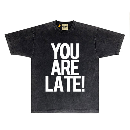 Gallery Dept T Shirts Tee Shirt Washed and Worn Short Sleeve T-shirt Blouse