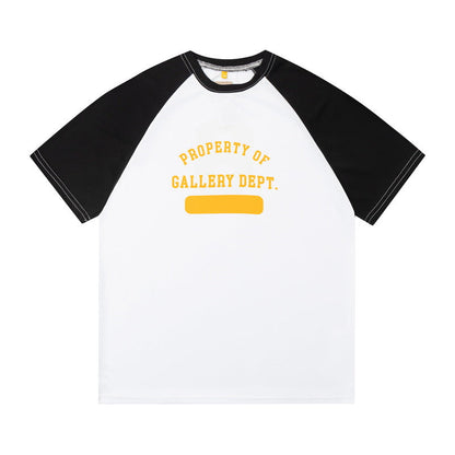Gallery Dept T Shirts Los Angeles Summer Fashion Short Sleeve Gallery Dept T-shirt Loose