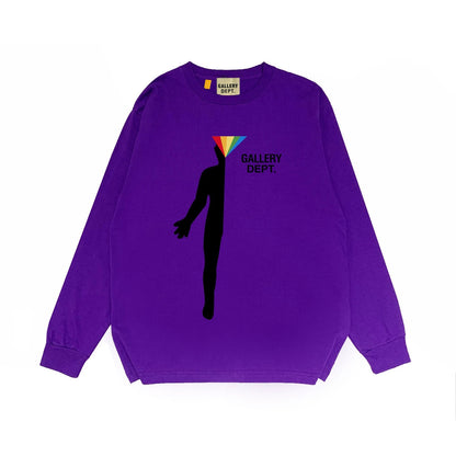 Gallery Dept Long Sleeved Shirt Fashion Brand Long Sleeve Long-Sleeved T-shirt Blouse