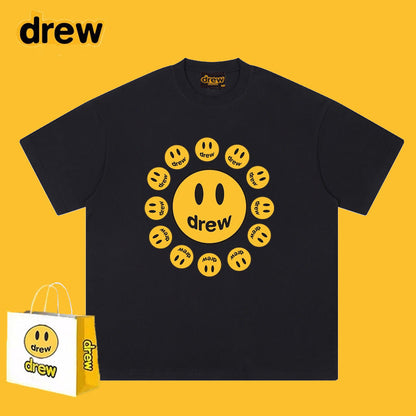 Drew T-shirts Cotton Short Sleeve Loose