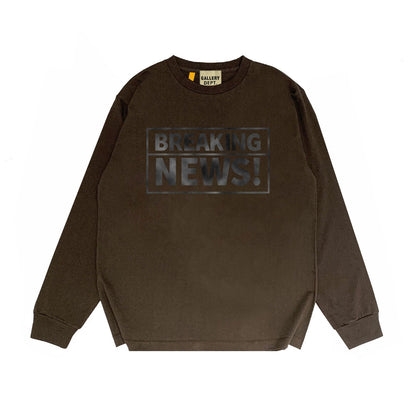 Gallery Dept Long Sleeved Shirt Fashion Brand Long Sleeve Long-Sleeved T-shirt Blouse