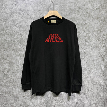 Gallery Dept Long Sleeved Shirt Fashion Brand Long Sleeve Long-Sleeved T-shirt Blouse