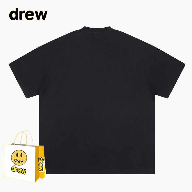 Drew T-shirts Smiley T-shirt Cotton Short Sleeve