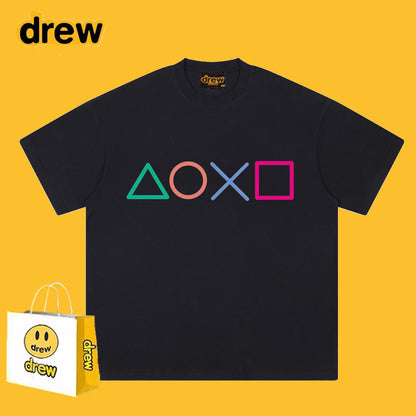 Drew T-shirts Smiley Face Symbol Printed T-shirt