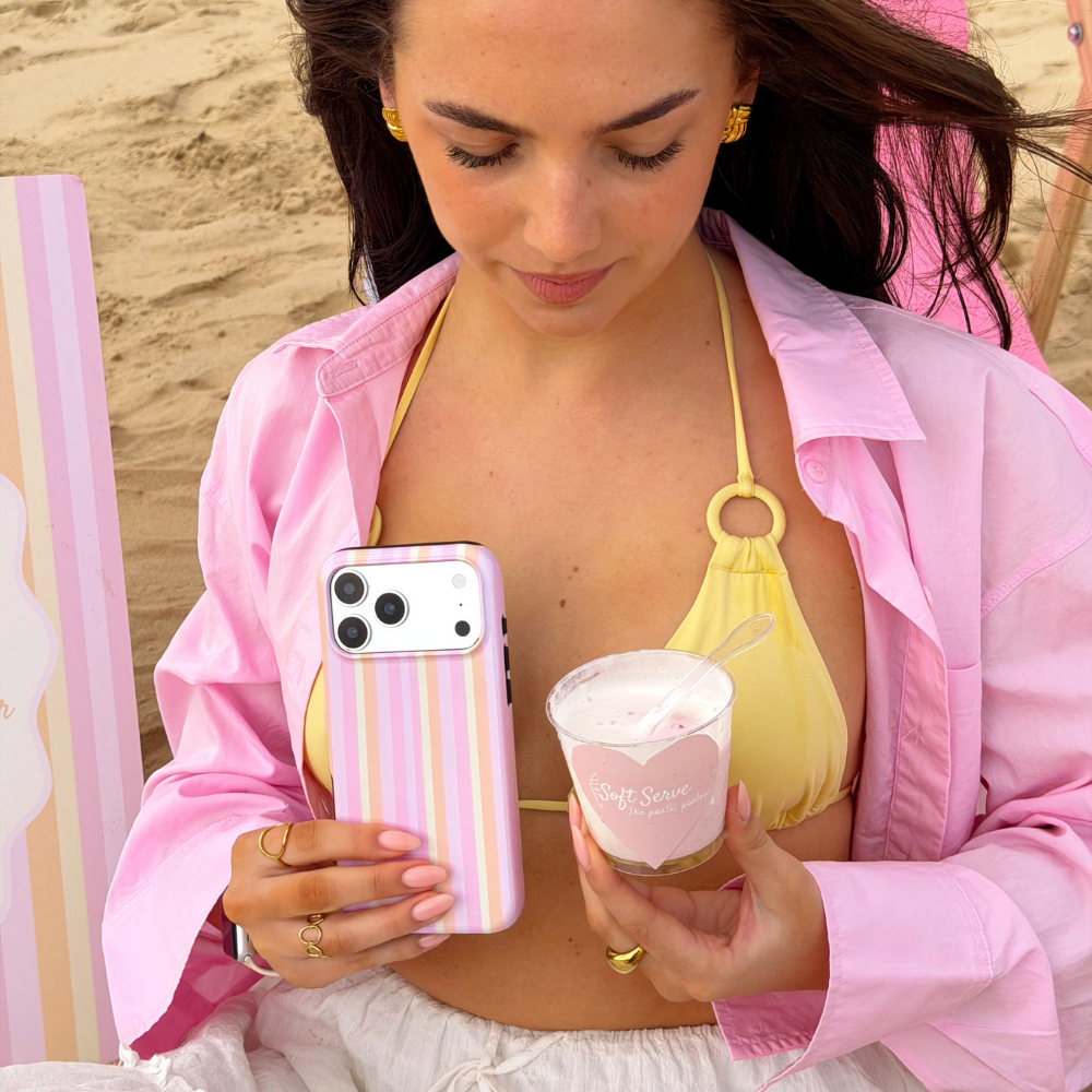 Tough MagSafe® Phone Case - Pastel Stripes