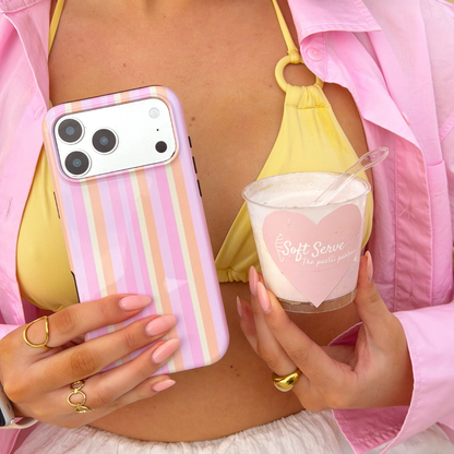 Tough MagSafe® Phone Case - Pastel Stripes
