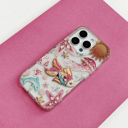 Clear Phone Case - Pink Paradise