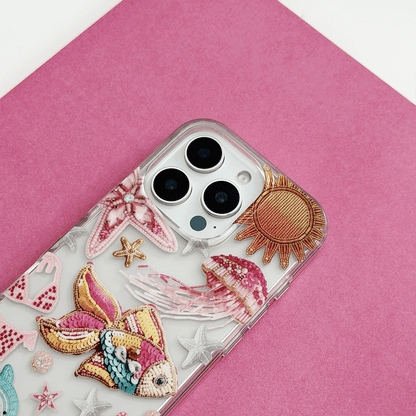 Clear Phone Case - Pink Paradise