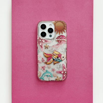 Clear Phone Case - Pink Paradise