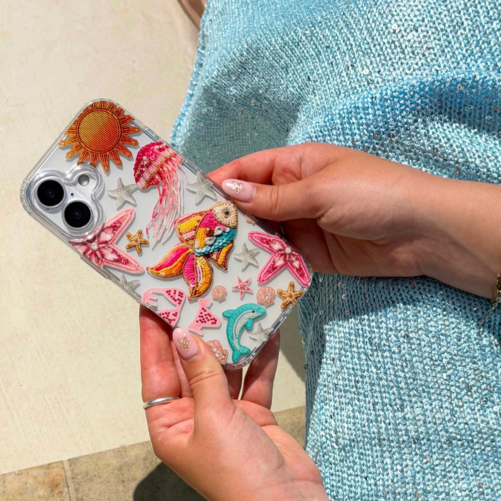 Clear Phone Case - Pink Paradise