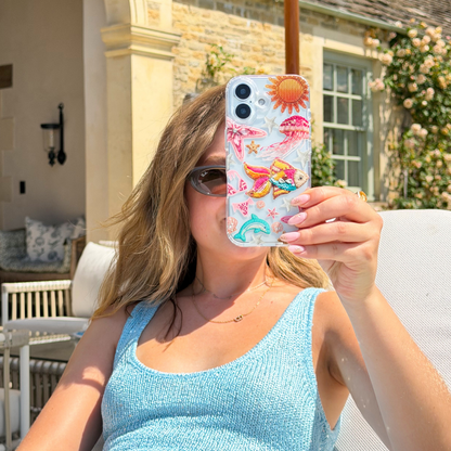 Clear Phone Case - Pink Paradise