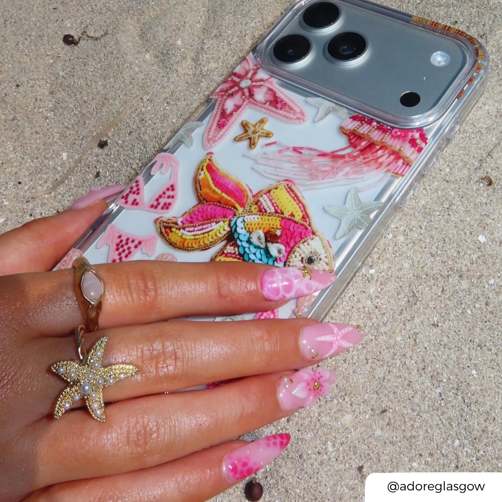 Clear Phone Case - Pink Paradise