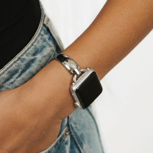 Bangle Apple Watch Strap - Silver