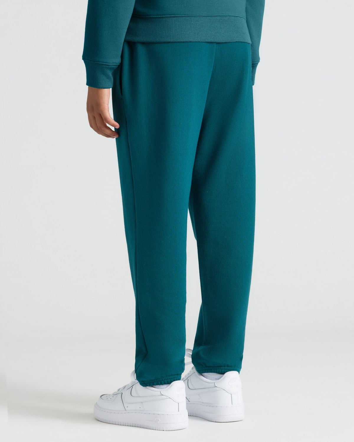 Girls Deep Emerald Relaxed Joggers