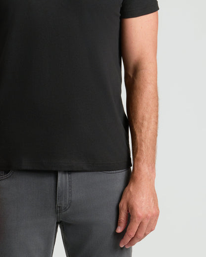 Black Classic Crew Neck