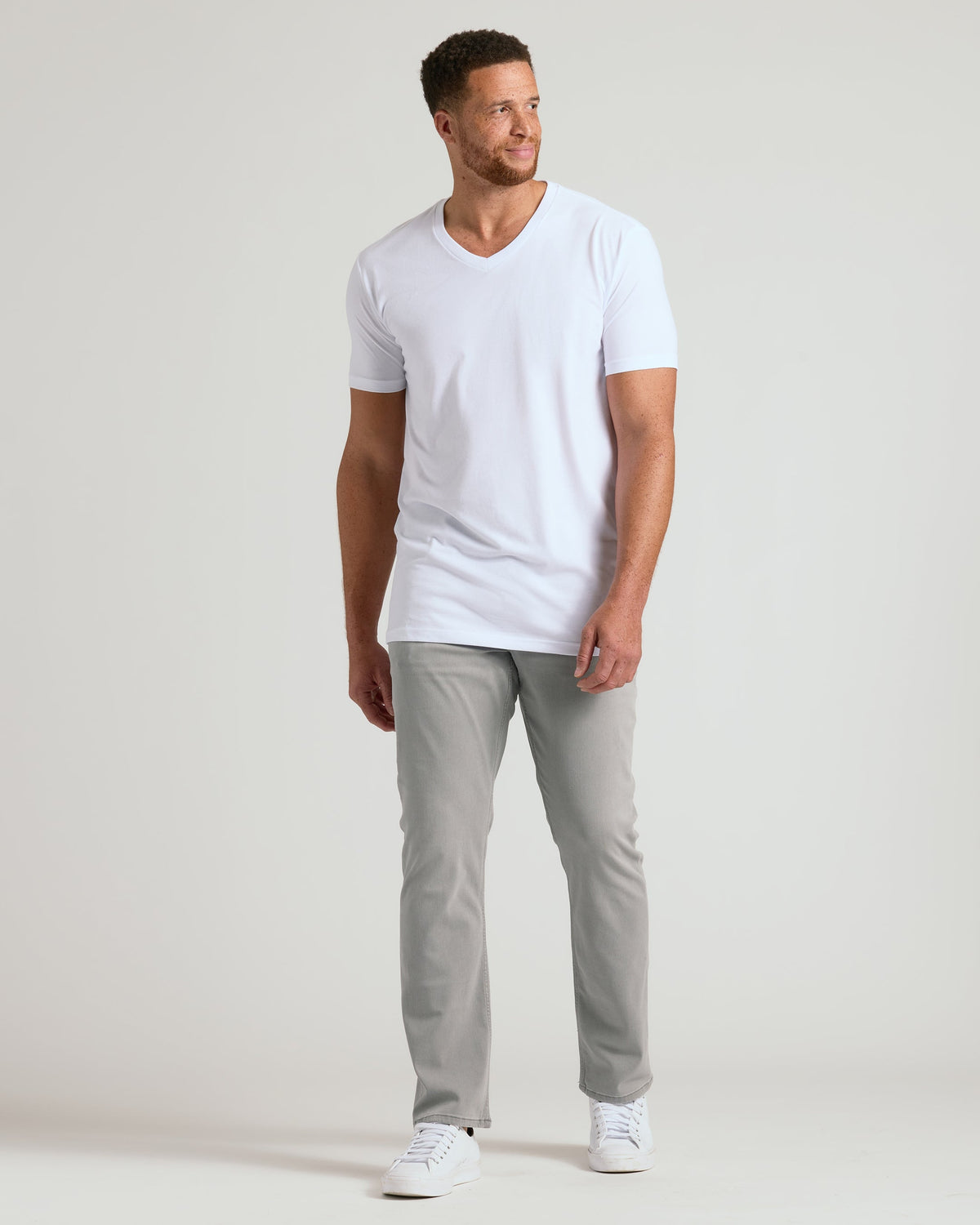 Black & White Classic Tall V-Neck 10-Pack