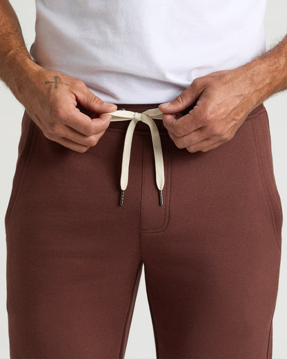 Carob Fleece French Terry Joggers