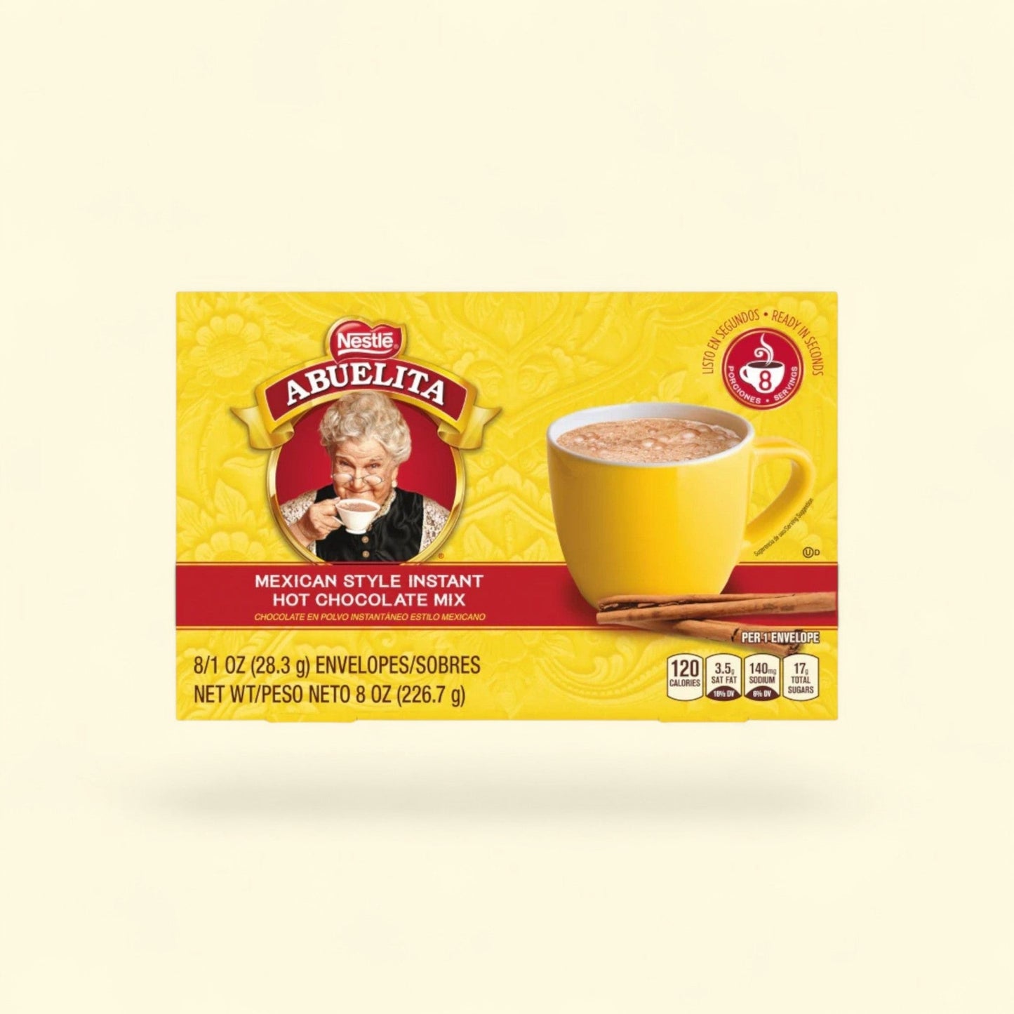 Abuelita Instant Hot Chocolate Drink Mix, Mexican Style, 8 pack