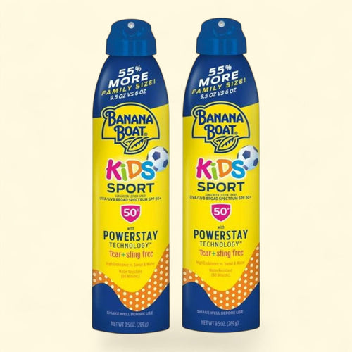 Banana Boat Sport Kids Sunscreen Spray, SPF 50, 9.5 oz.