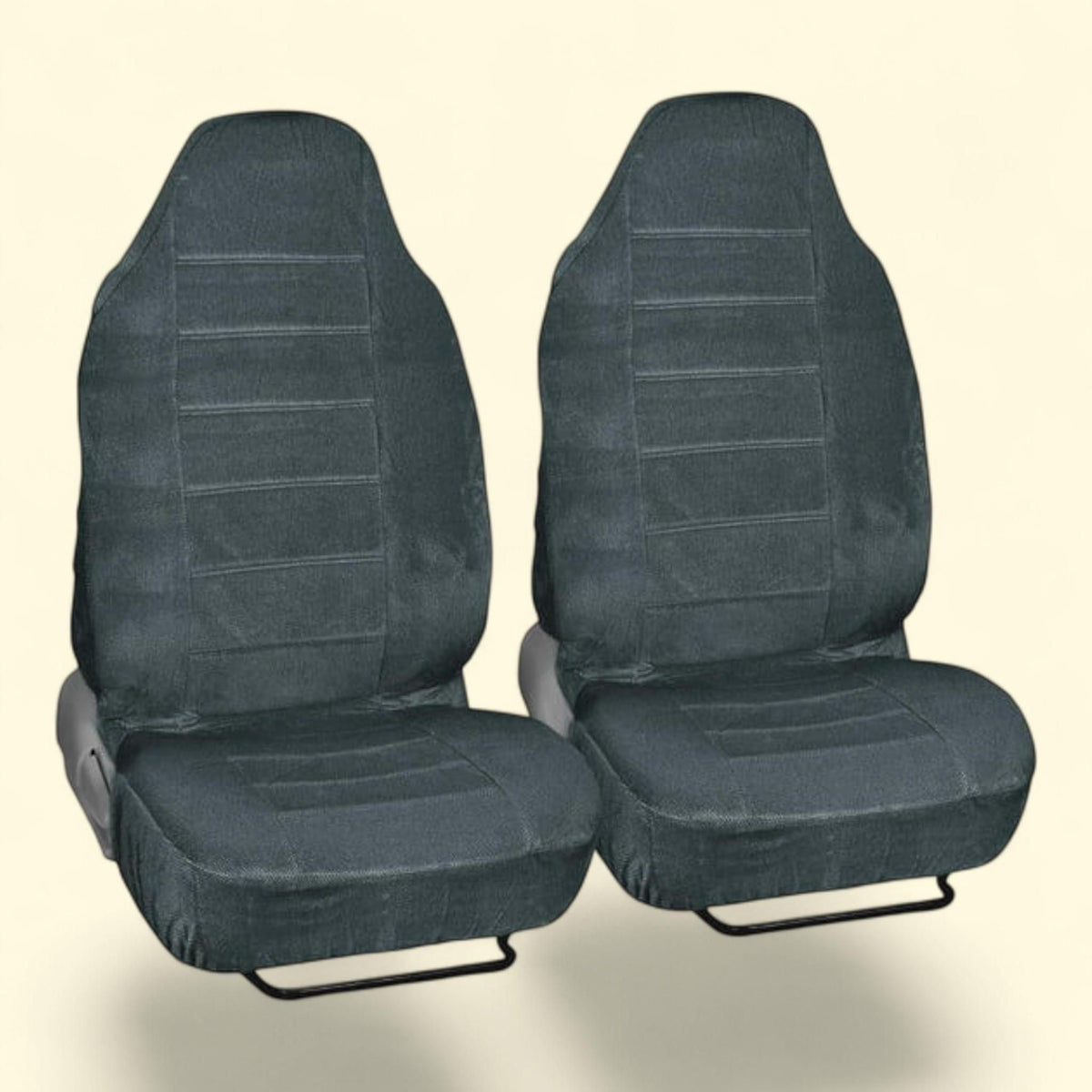 BDK Regal Car Seat Covers, Dotted Cloth 2 Piece, Premium High Back Seat Covers