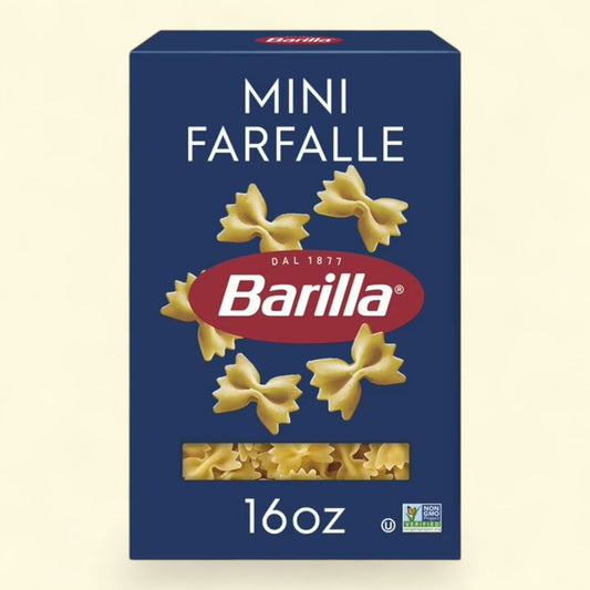 Barilla Mini Farfalle Pasta, 16 oz