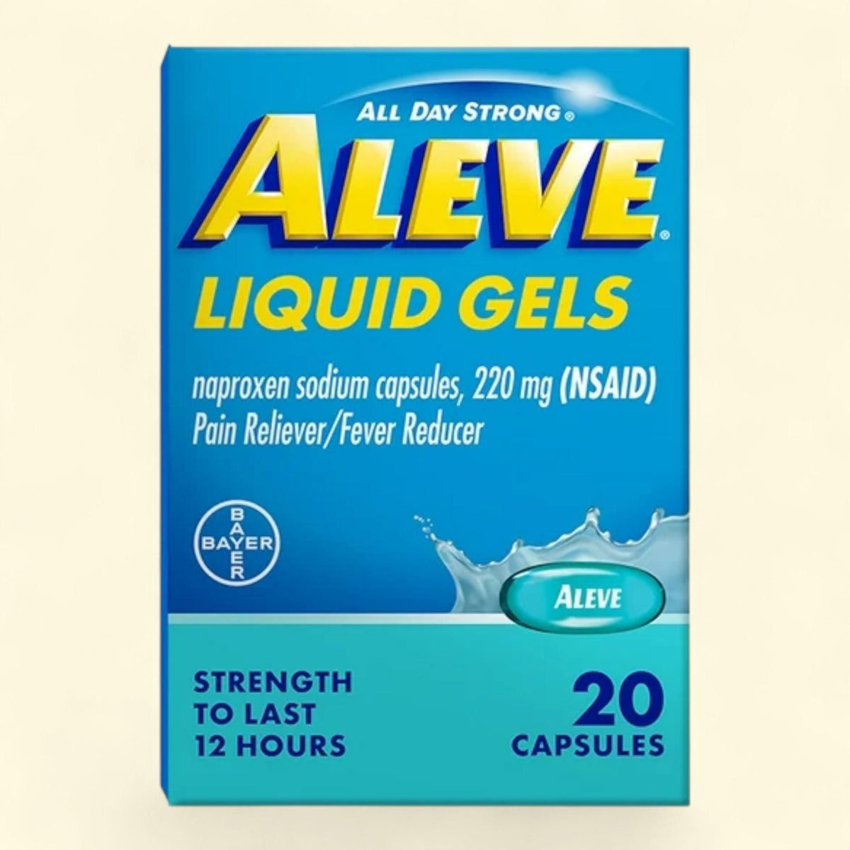 Aleve Liquid Gels, 20 Count