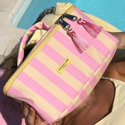 Travel Vanity Case - Pink Lemonade